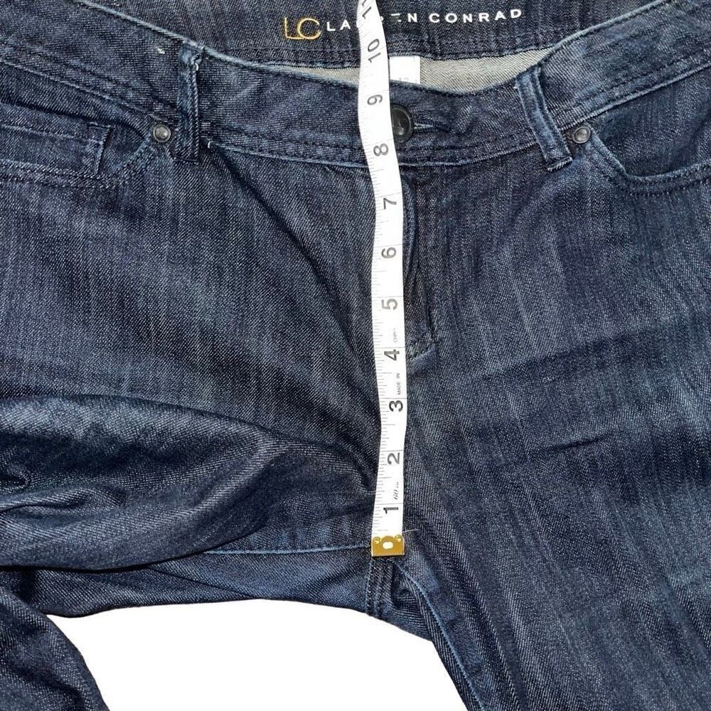 LC Lauren Conrad Dark Wash Boot Cut Jeans 12 - Picture 5 of 8